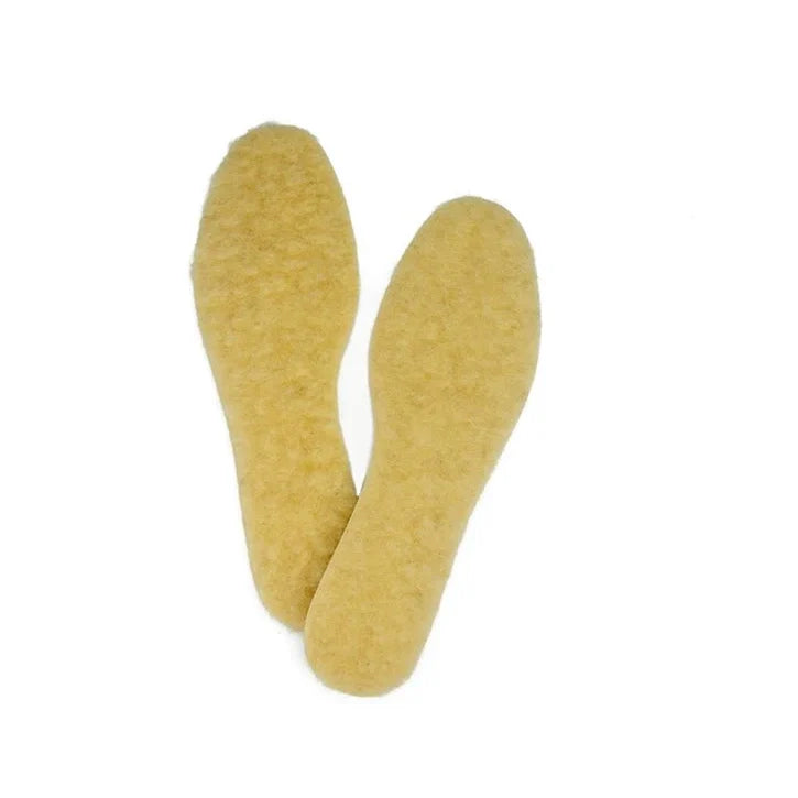 LADIES FLUFFY WOOL INSOLES