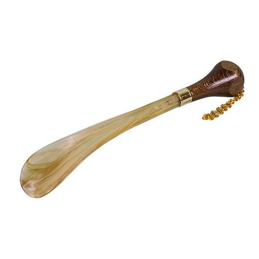 IMITATION BEECH HANDLE SHOE HORN
