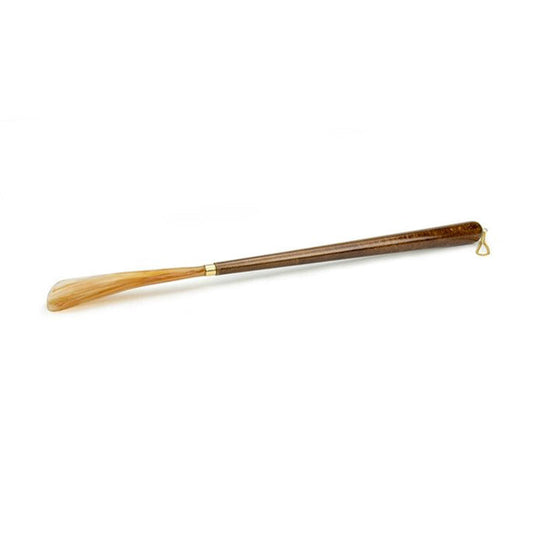 WOODEN SMOOTH HANDLED SHOE HORN