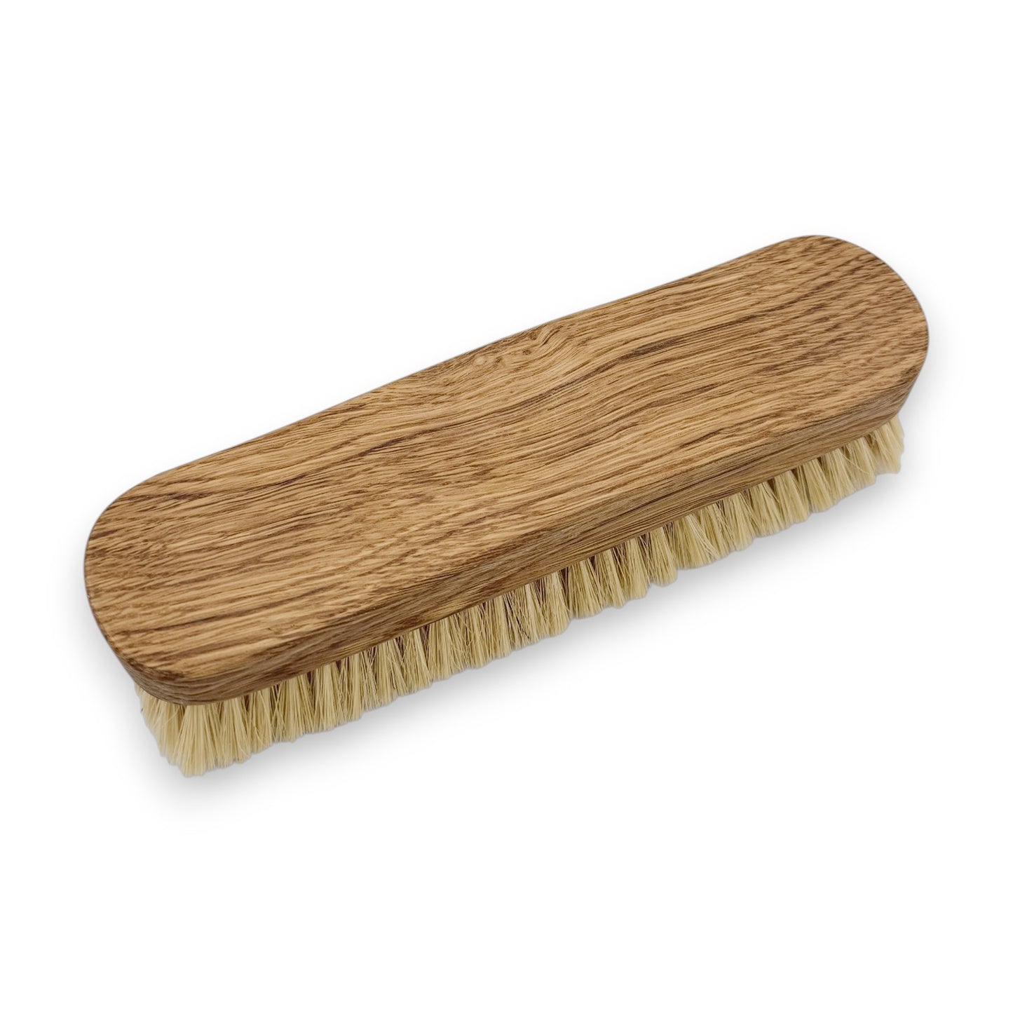 LARGE DARK OAK WOOD HORSEHAIR BRUSH