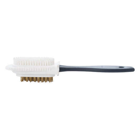 SUEDE AND NUBUCK BRASS MULTI APPLICATOR BRUSH