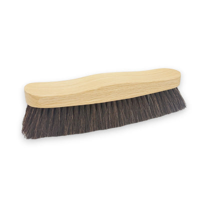 LARGE LIGHT OAK WOOD HORSEHAIR BRUSH