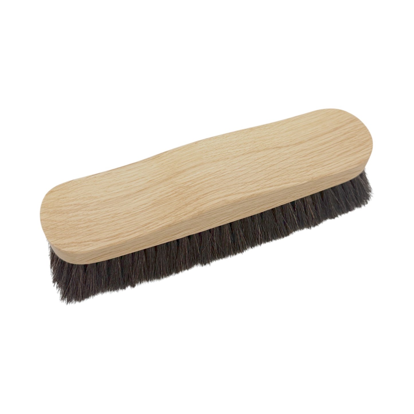 LARGE LIGHT OAK WOOD HORSEHAIR BRUSH