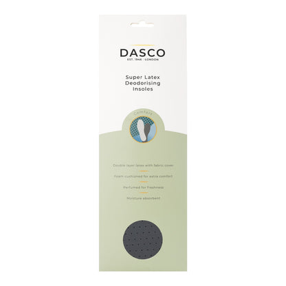 LADIES SUPER LATEX DEODORISING INSOLES