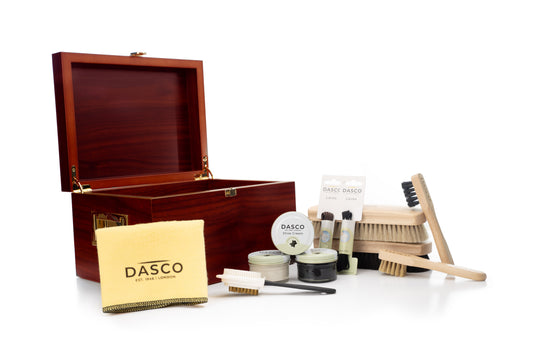 DASCO - FILLED VALET BOX - CHERRY / BRASS