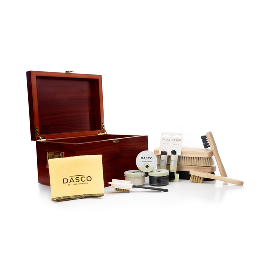 DASCO - FILLED VALET BOX - CHERRY / BRASS